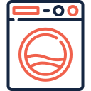 Small front load washer icon.