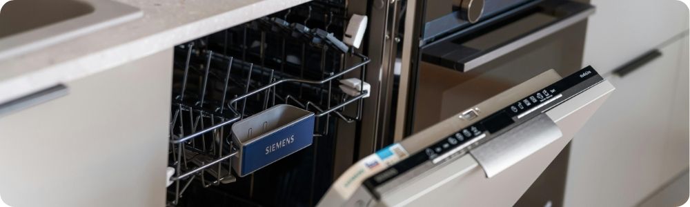 open dishwasher