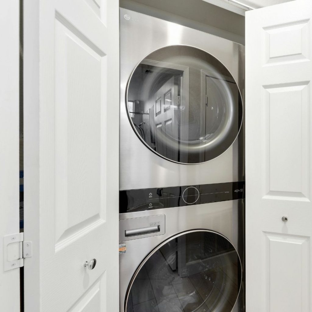 front-loading washer and dryer